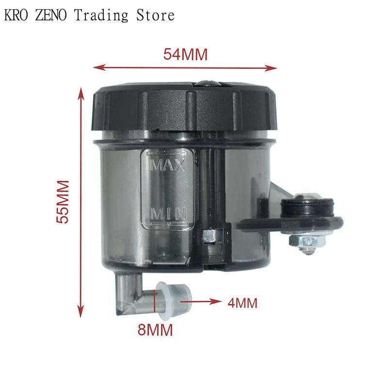 Universal Adelin Brake Fluid Reservoir Easy Installation Oil Tank for Auto Motorcycle Scooter Mountain Bike Modification view 3