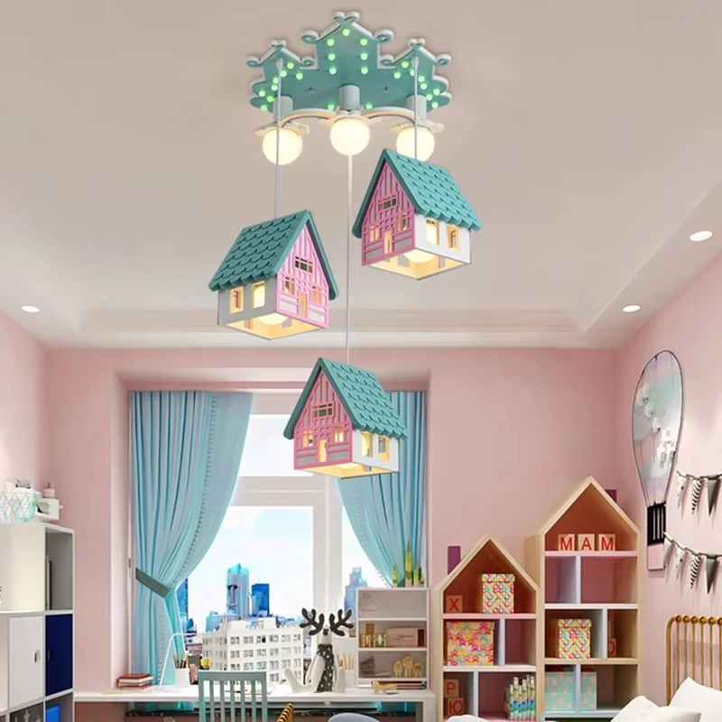 Decorazioni per la camera da letto dei bambini per bambini luci a led per camera lampadari per interni illuminazione lampadari lampade da soffitto per la decorazione del soggiorno