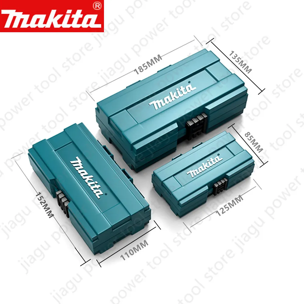 Makita-MINI caja de herramientas ABC, Maleta de herramientas, conector MakPac, caja de almacenamiento conveniente, B-62066, B-62072, B-62088