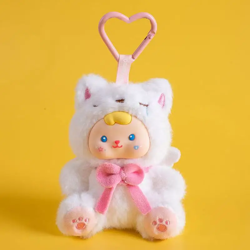 

13cm simulated angel and demon pendant filled plush toy figurine, cartoon anime cute pillow, children's birthday gift, fun doll