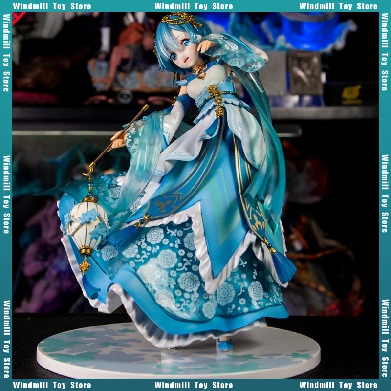 

27 см Rem - Hanfu ReZERO - Начало жизни в другом мире, аниме, периферийная модель, фигурка, украшение, настольное украшение, коллекции