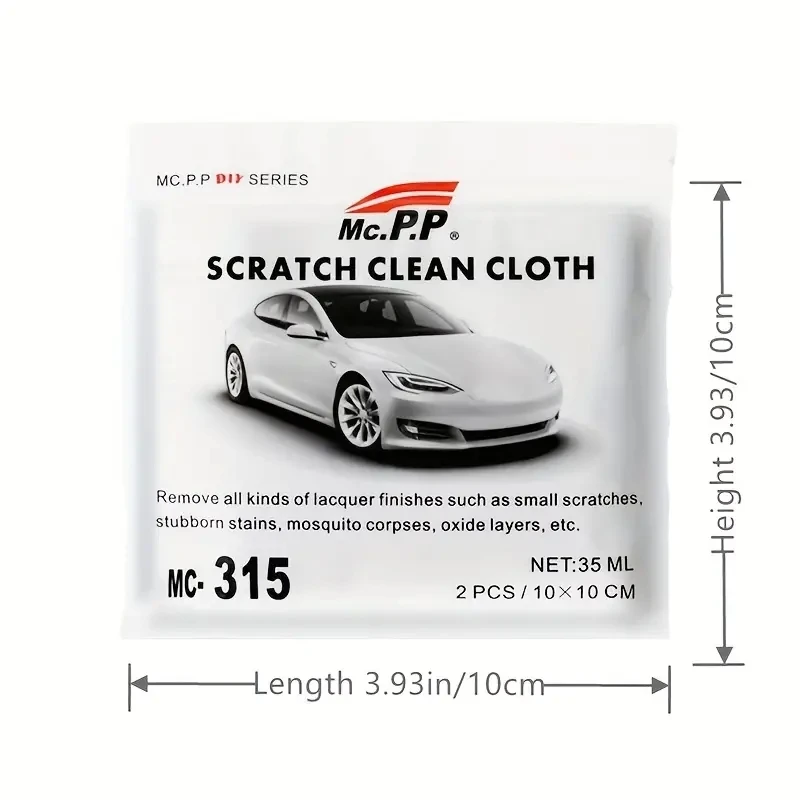 2/4/8 pcs Car Scratch Repair Cloth Nano Magic Car Scratch Remover Wipe