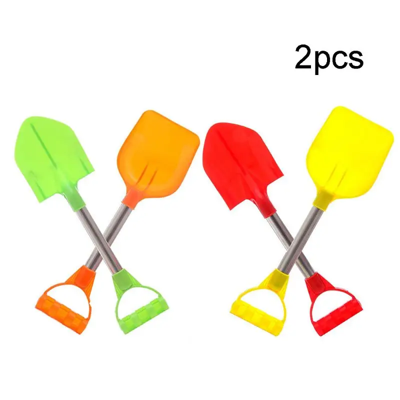 2 PCS Children Summer Beach Toy Kids Outdoor Digging Sand Shovel Play Sand Tool Playing Snow Shovels Child Play House Toys