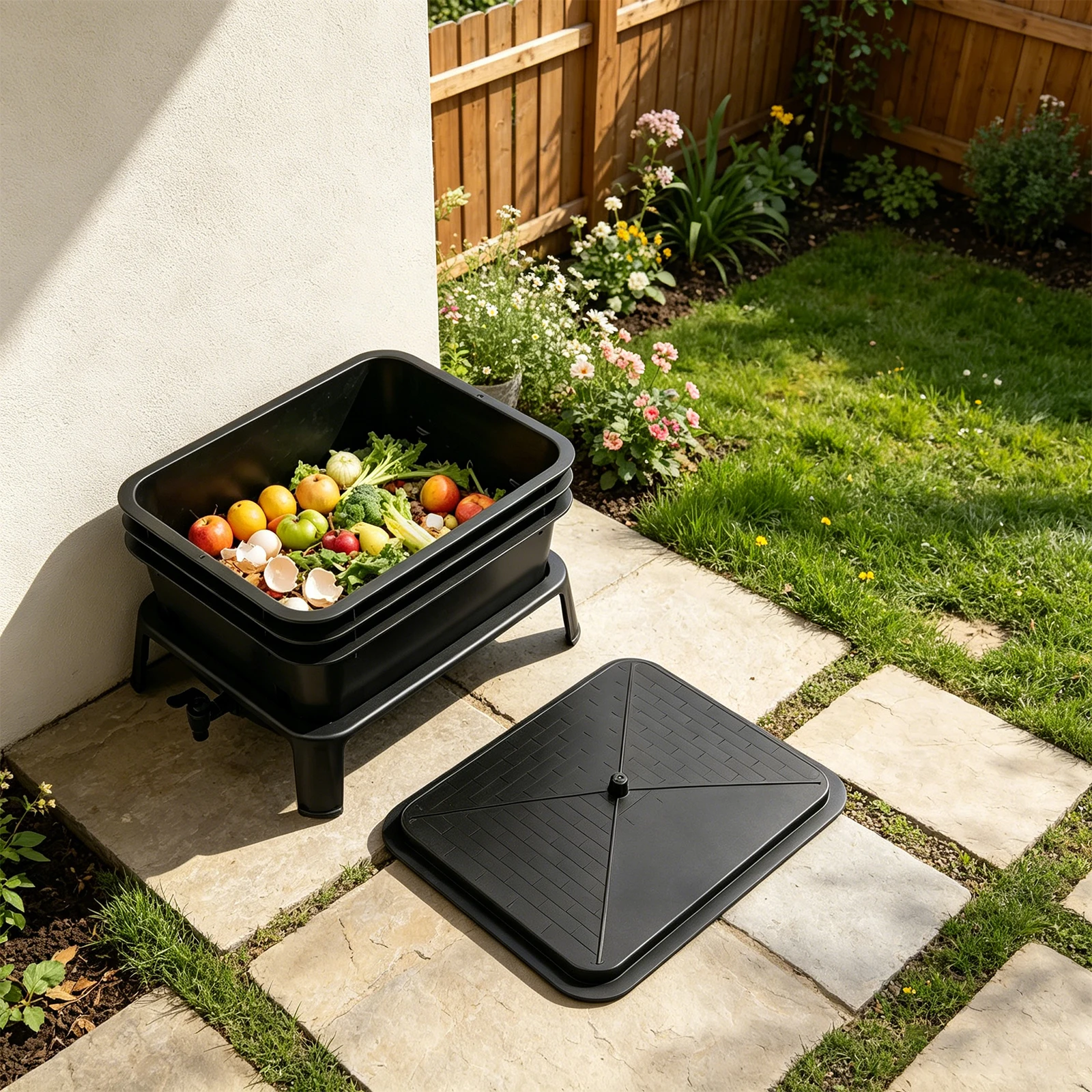 Composteur à vers de terre à t - Compost Bin avis et prix
