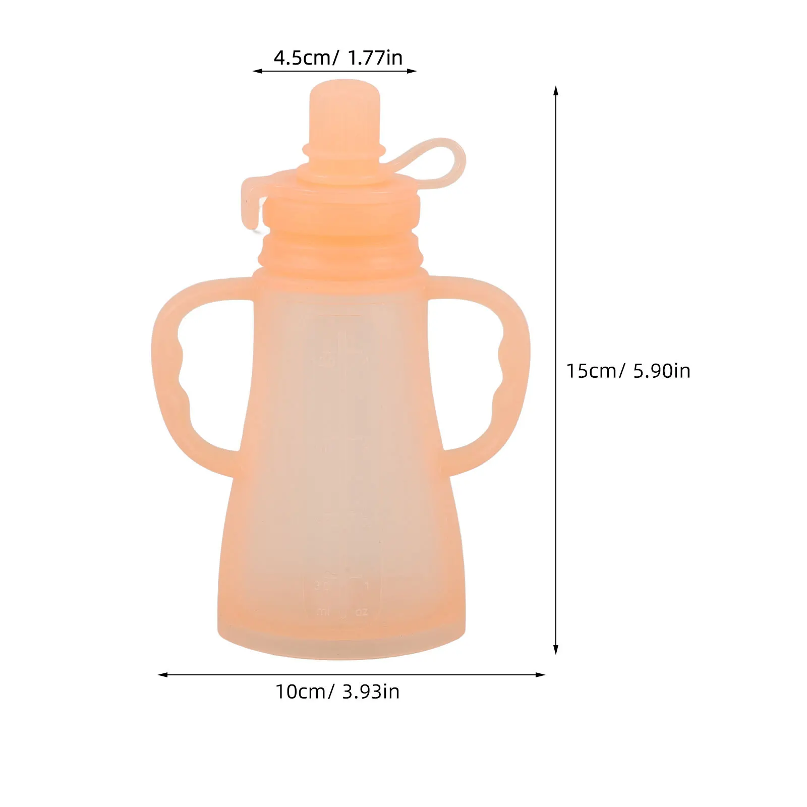 Silicone Baby Food Pouches Light Green Reusable Refillable Baby Food Containers No Spill Squeeze Pouch Holder Yogurt Purees