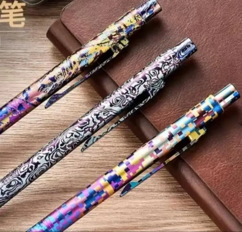 

1 шт. титановая шариковая ручка EDC карманная ручка офисный бизнес письмо подпись подарок