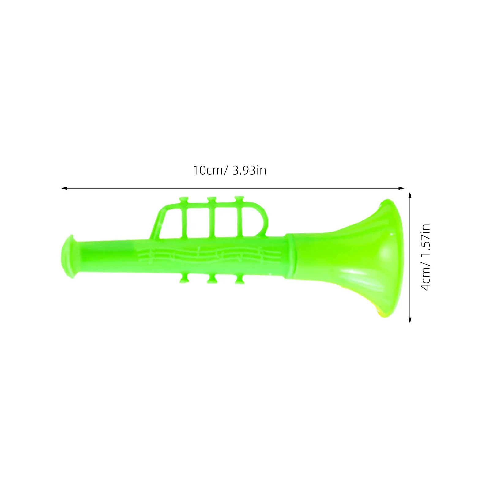 30 قطعة للأطفال الملونة البوق الصغير تهب القرن آلة موسيقية إبداعية تعلم حفلة الدعامة ألعاب البوق الصغير #2