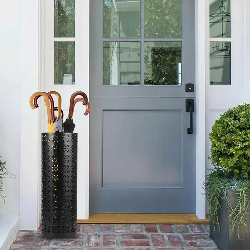 

Металлическая подставка для зонтов, круглая подставка для зонтов, отдельно стоящая подставка для зонтов, подставка для зонтов для прихожей