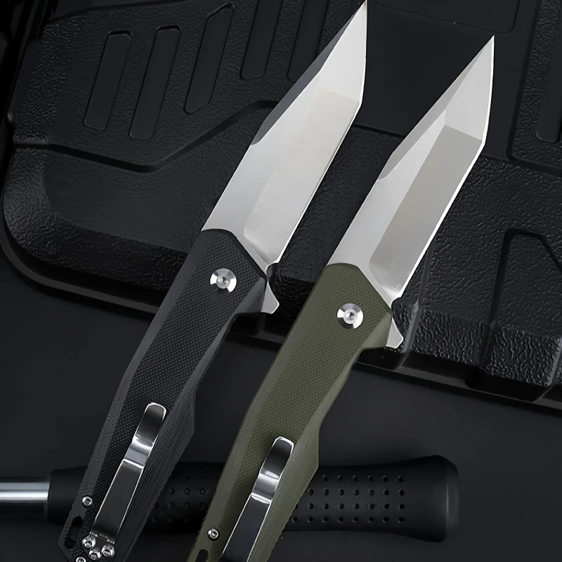 

L-130 портативный складной карманный нож для выживания на открытом воздухе, тактический нож для рыбалки D2, лезвие, фруктовые ножи для самообороны, EDC, многофункциональные инструменты