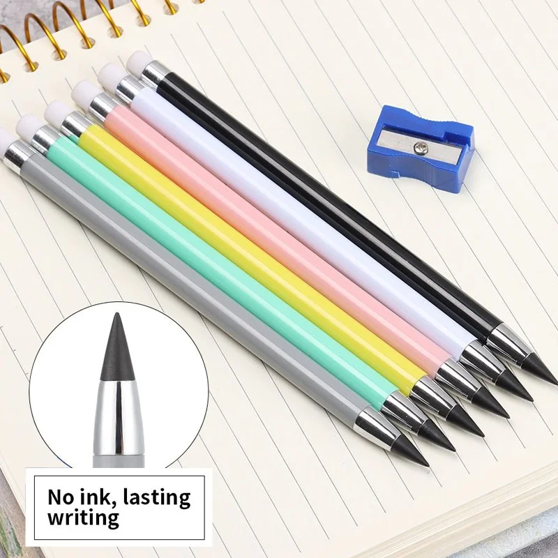 HB Unlimited Writing Pencil New Technology No Ink Eternal Pencils  Art Sketch Painting Tools Novelty Stationery School Supplies