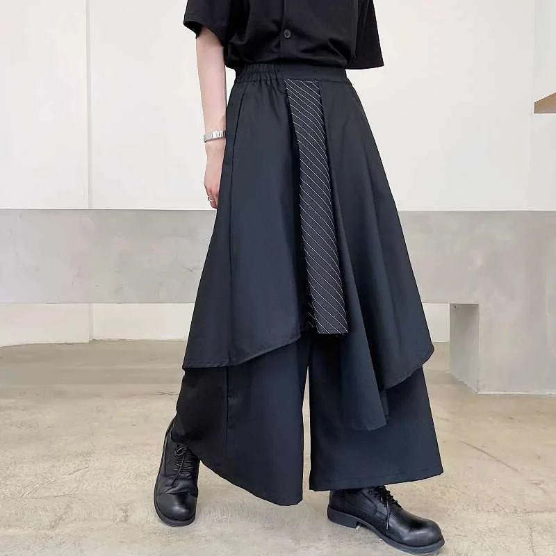 

Свободные широкие брюки в стиле самурая для мужчин: новая коллекция весна-осень, китайские брюки для занятий боевыми искусствами, повседневная одежда