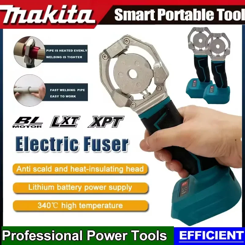

Makita Electric Pipe Welding Machine Cordless Fuser PPR PE Soldering Iron Plastic Tube PP Heating Hot Melt For 18V Battery