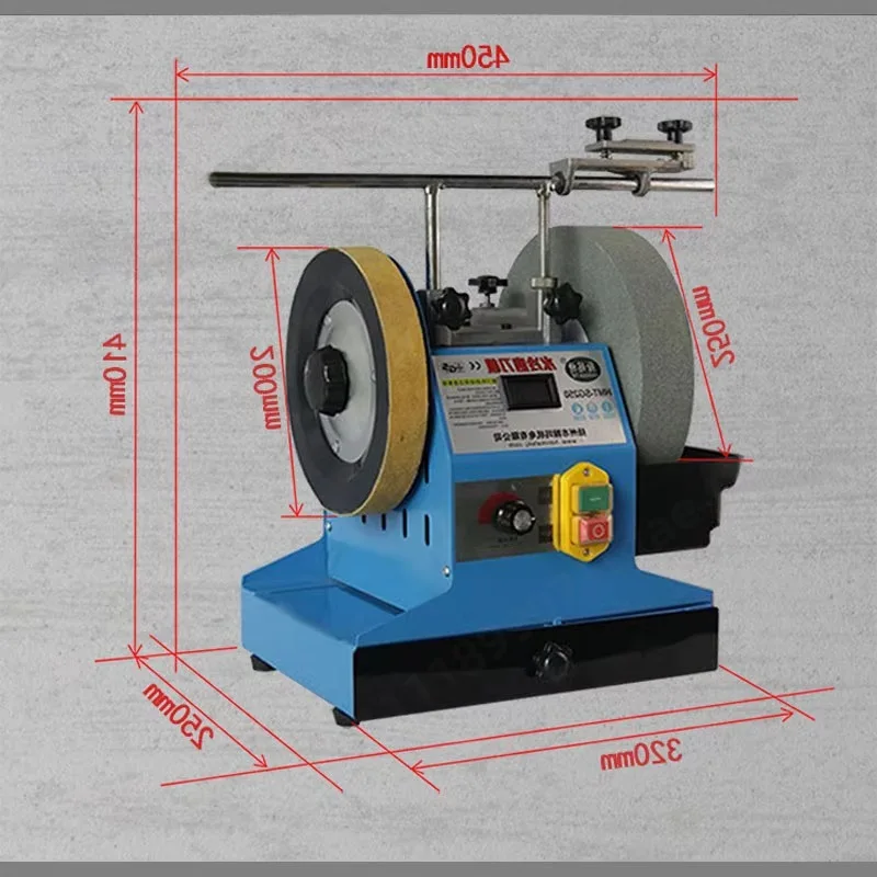 370W Electric Knife Sharpener with Water Cooling System Desktop for Scissors And Household Tools Grinding Wheel Accessory