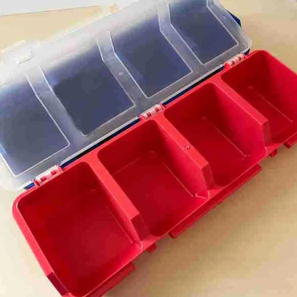 4-compartment Parts Storage Box Small Classification Screw Hardware Accessories Box Tool Organizer For Woodworking Electrician