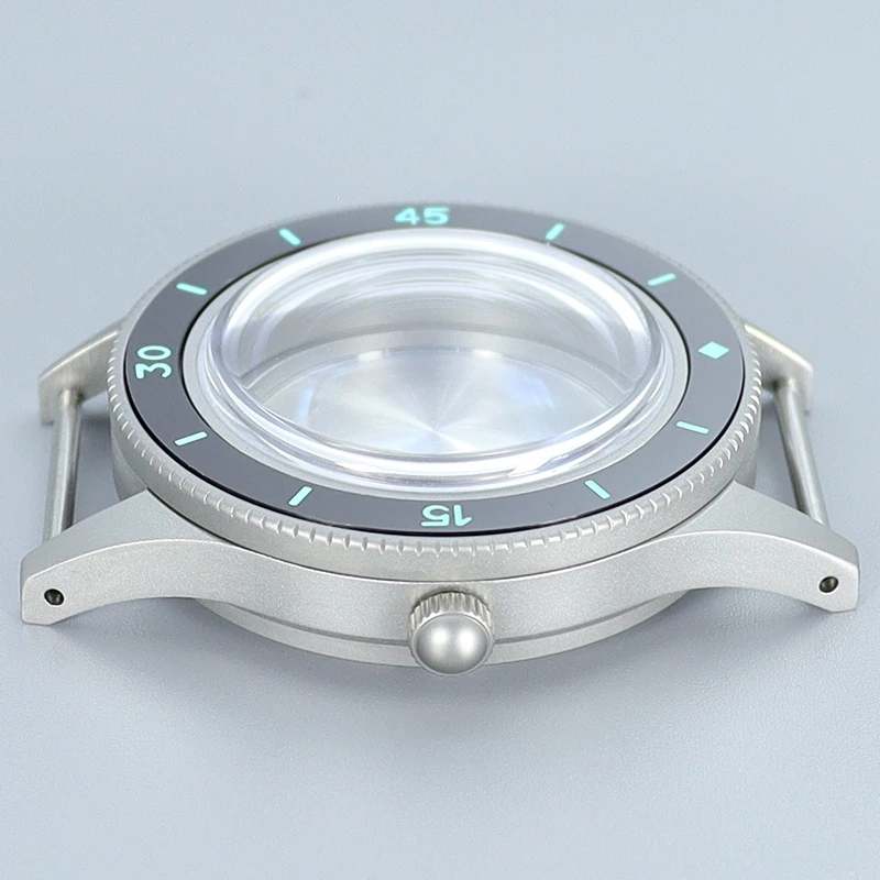 40mm Waterproof Watch Cases Modified Retro First Year Fifty Seek Series Sapphire For Seiko NH34 NH35 NH36 Movement 28.5mm Dial