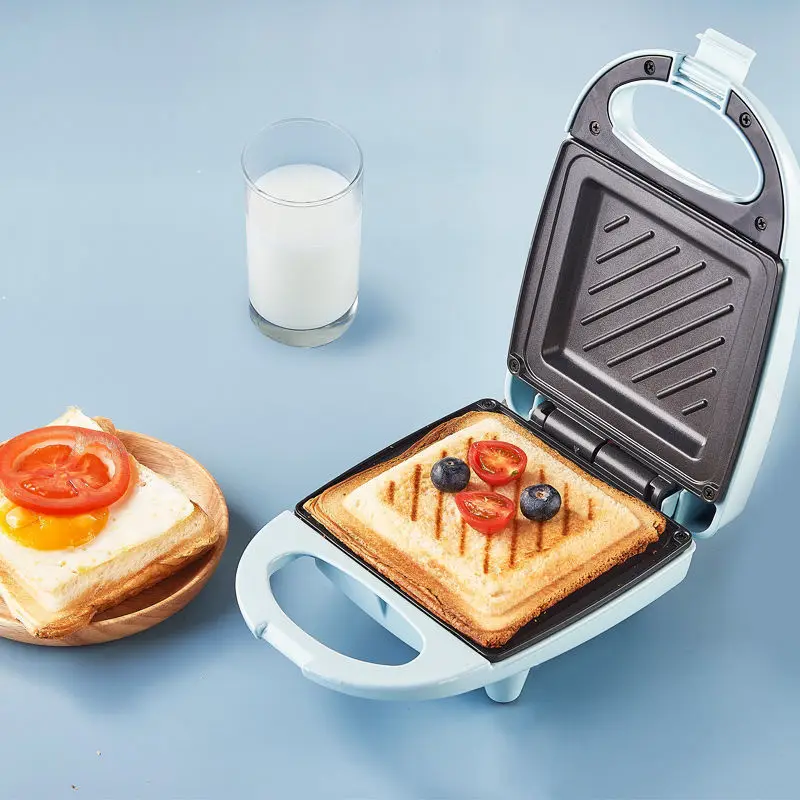 

Sandwich Maker 520W Multifunctional Breakfast Machine Toast Bake Bread Fried Chicken Wings Omelette Food Grade Material Home