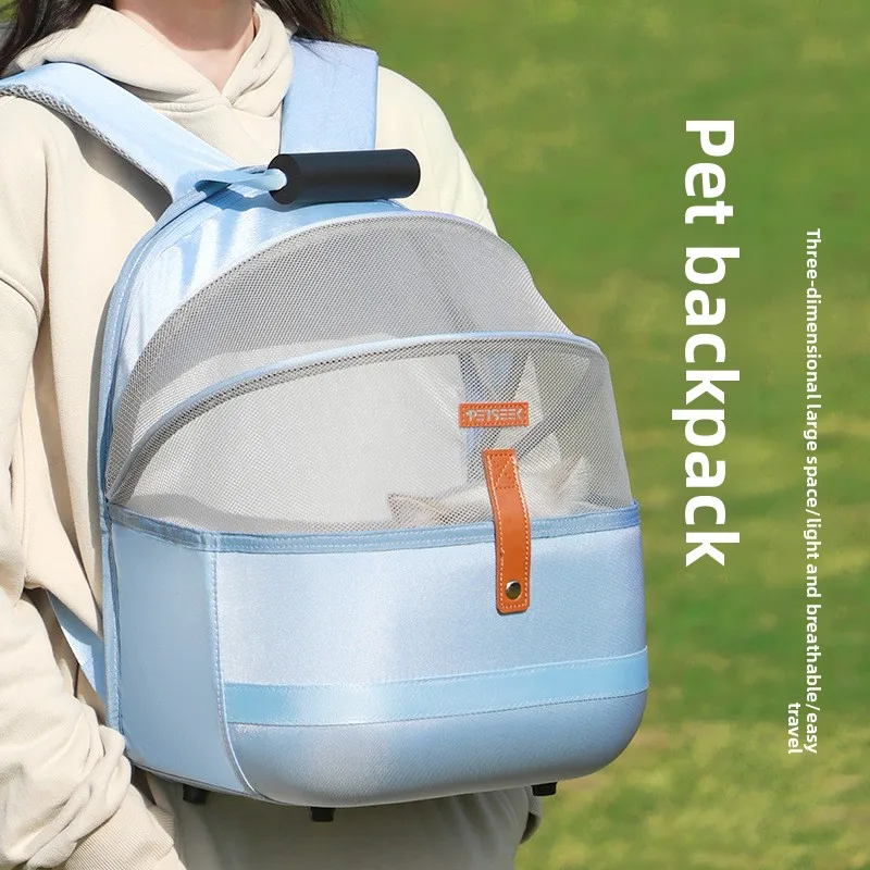 

Chongmi Cat Carrier: Portable, Large-Capacity Backpack for Cats, Pet Space Capsule, Breathable Dog Carrier