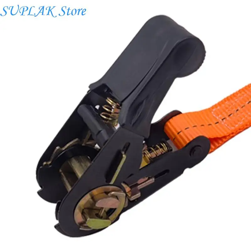 

Car Luggage Bag Cargo Lashing Strap Car Tension Rope Tie Down Strap Strong Ratchet Belt For Luggage Transport 203D