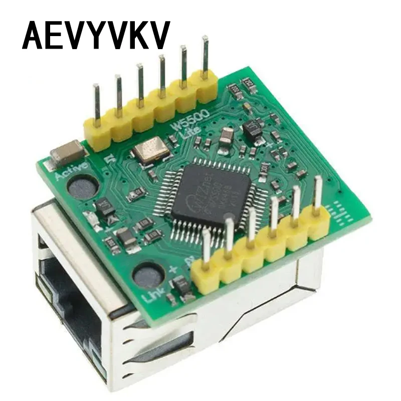 USR-ES1 W5500 Ethernet Network Module Hardware SPI to LAN/ Ethernet TCP / IP 51 / STM32 Microcontroller Program Over W5100