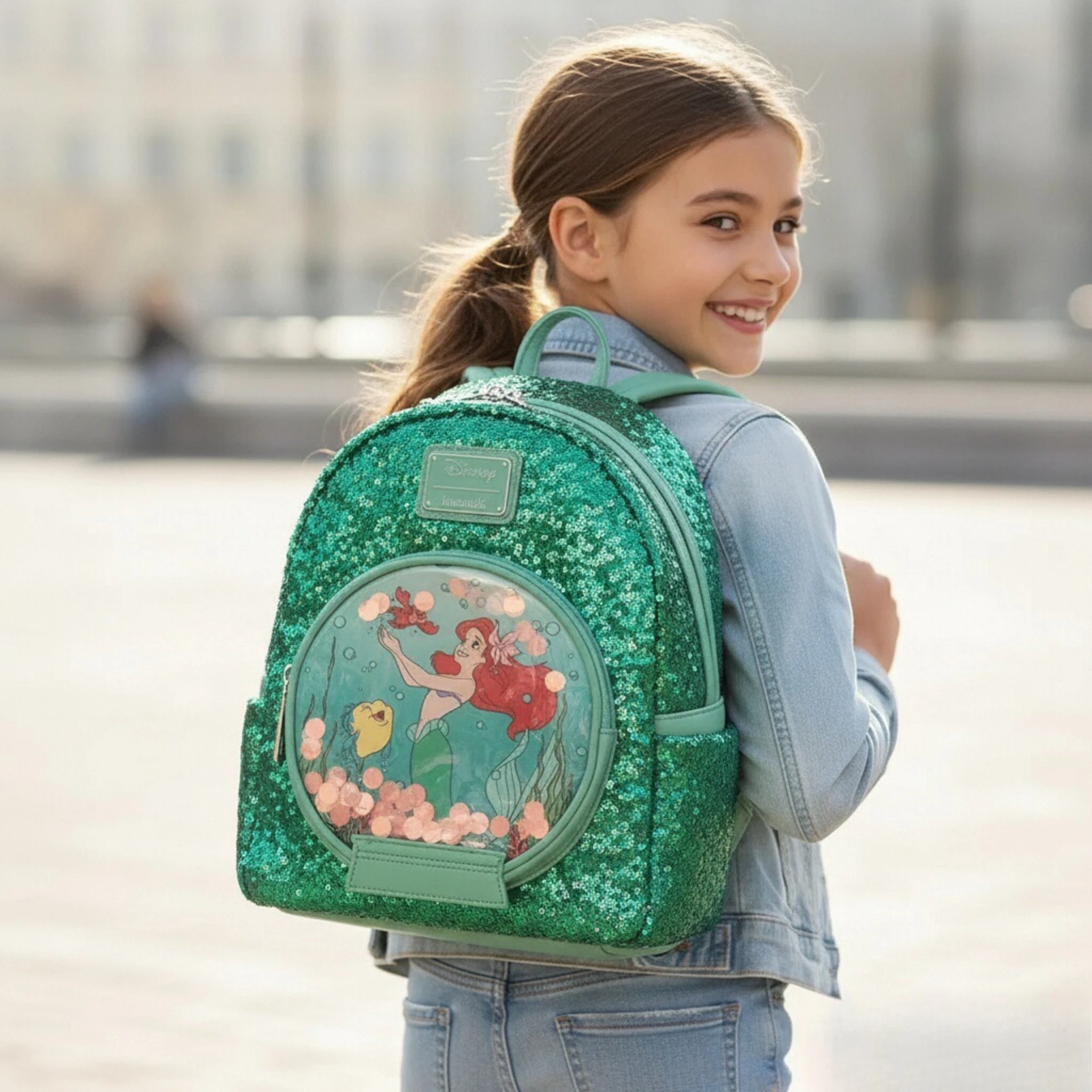 

The Little Mermaid Ariel Villains Ursula Mini Backpack Lady Double Shoulder Backpacks