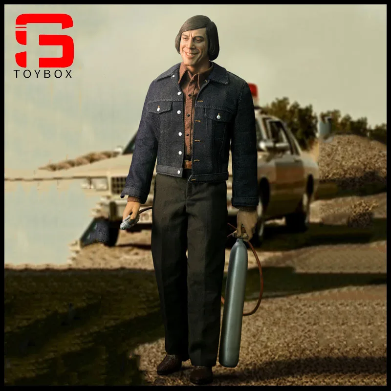 PRESENT TOYS PT-sp69 1/6 Anton Chigurh Double Head Action Figure 12'' Male Soldier Figurine Full Set Collectible Model