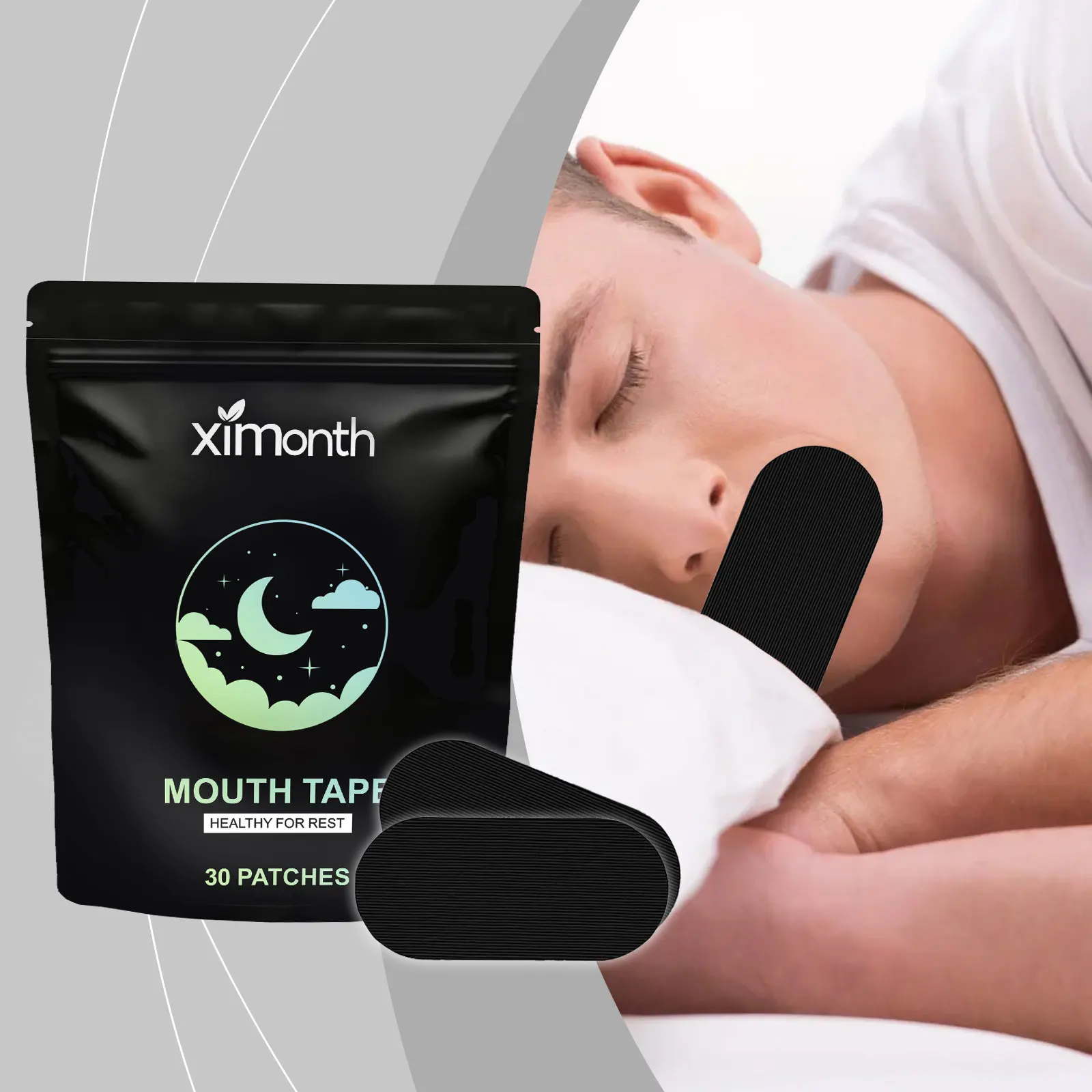 Anti-Snoring Sleep Patch - Gentle Care, Quiet Nights, Snoring Relief, Comfortable, Soothing, Non-Invasive and Easy to Use