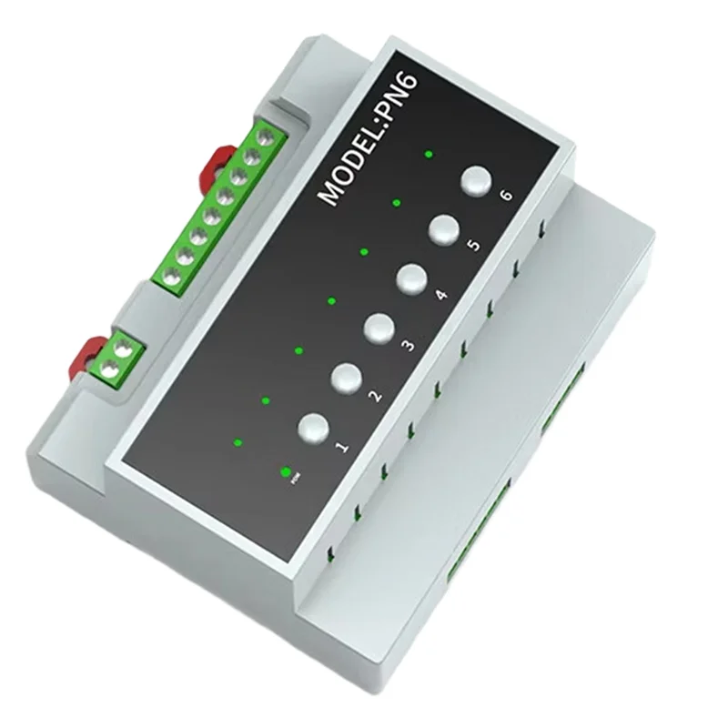 ABGI-Tuya 스마트 WIFI 6CH 16A 릴레이 스위치 모듈 전원 원격 제어 기기 적용 가능 110V-240V