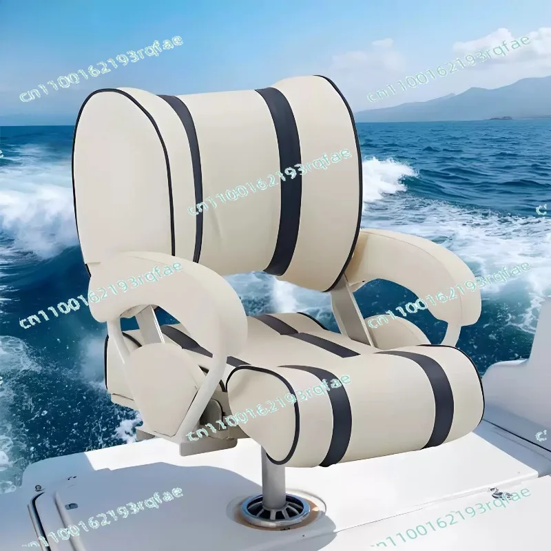Seat Yacht Front And Rear Convertible Speedboat Driving Chair Contrasting Color Passenger Seat Adjustable Backrest Marine
