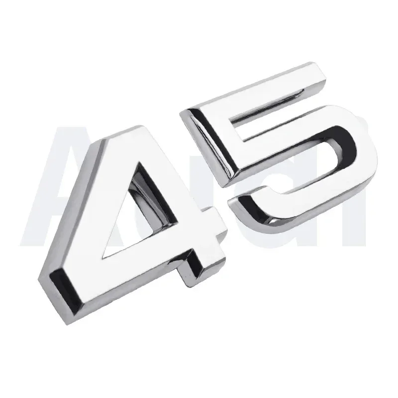 Хромированный ABS 30TFSI 35TFSI 40TFSI 45TFSI 50TFSI 55 TFSI эмблема наклейка на задний багажник значок наклейка для Audi A3 A4 A5 A6 A7 A8 Q3 Q5 Q7