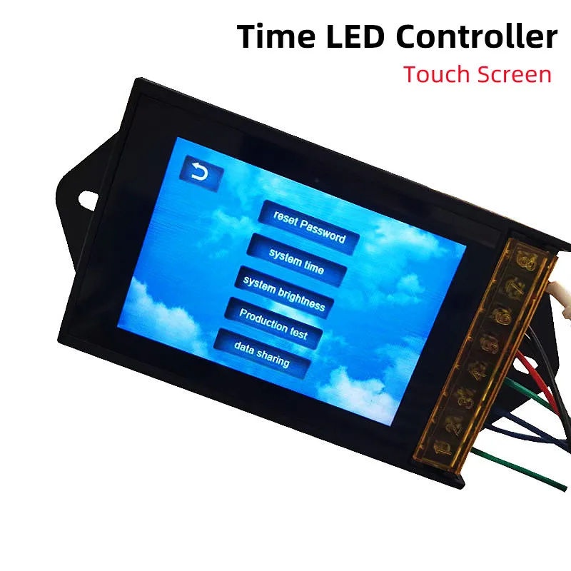 

Time Programmable WiFi RGBW LED Controller TC420 TC421 TC420SJ TC421SJ NL502 DC 12V 24V 20A 5CH Touch Screen Tape Light Dimmer