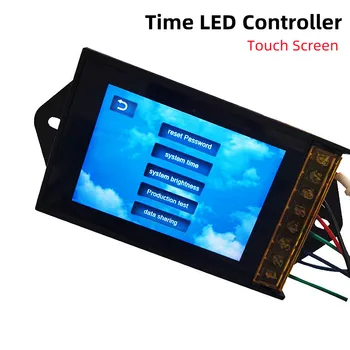 Time Programmable WiFi RGBW LED Controller TC420 TC421 TC420SJ TC421SJ NL502 DC 12V 24V 20A 5CH Touch Screen Tape Light Dimmer