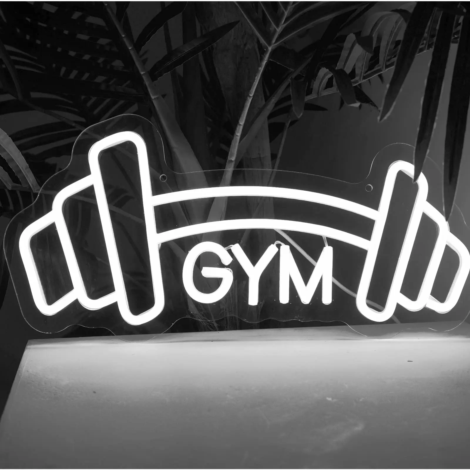 

Neon Barbell Dumbbell Neon Sign Gym Wall Hanging Neon Light Sign For Sports Room Decor Club Party Bar Xmas Gift