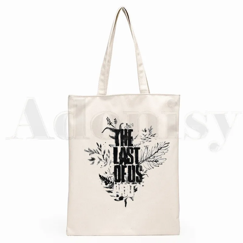 The Last Of Us Bagian II 2 Firefly Light Joel Ellie Hipster kartun cetak tas belanja mode gadis kasual Pacakge tas tangan