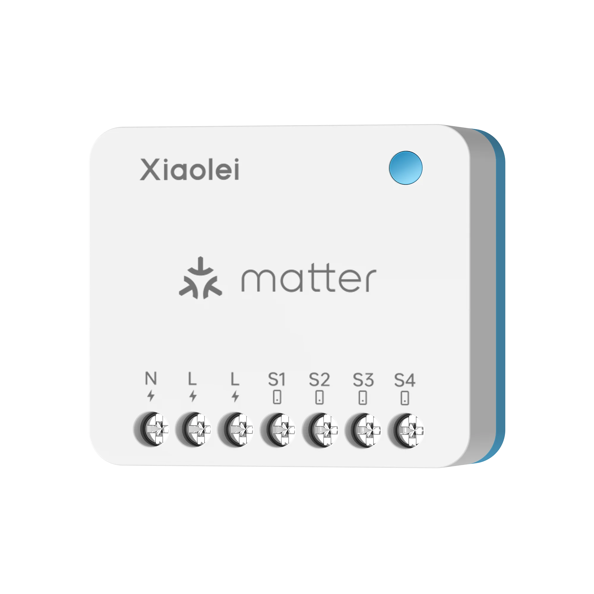 LTECH Matter over Wi‑Fi 4‑Gang Smart Scene Switch 4 Home Scenes | Voice & APP Multi-Control | Multi-Ecosystem Compatible MK6