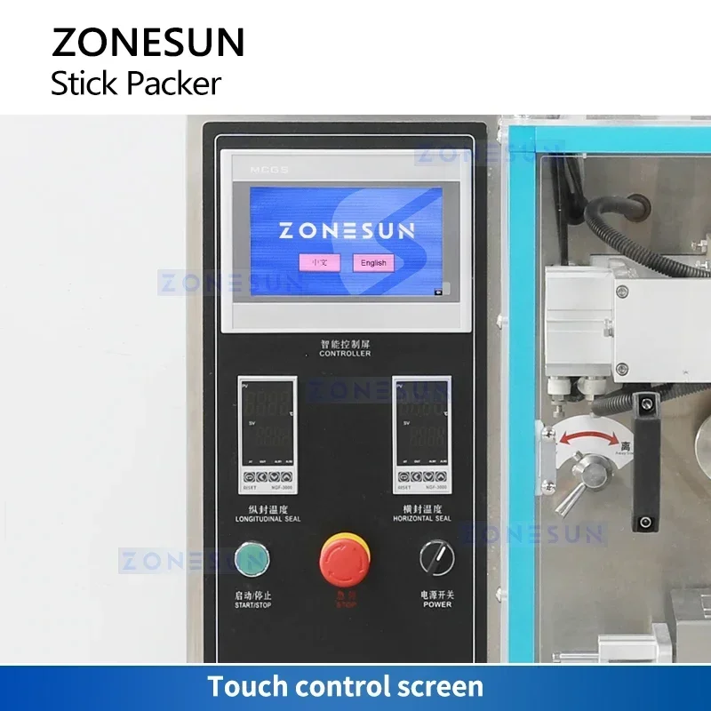 ZONESUN الكاتشب المعكرونة صلصة حزمة السائل ماكينة حشو وختم الكيس التعبئة والتغليف خلط التدفئة الترميز ZS-FS240LS