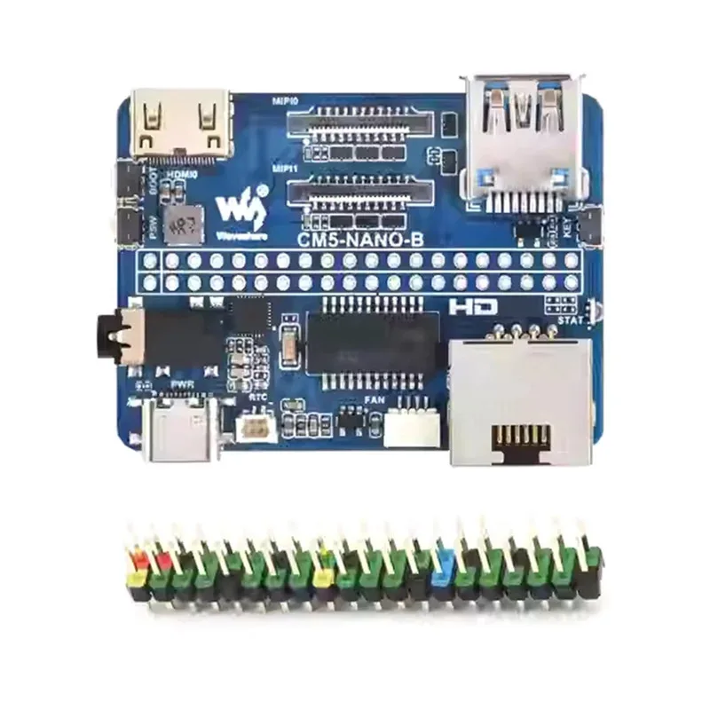 

Распродажа Waveshare для Raspberry Pi CM5 Mini Base IO Board NANO B Разработка Вычислительный модуль Плата расширения типа B CM5-NANO-B