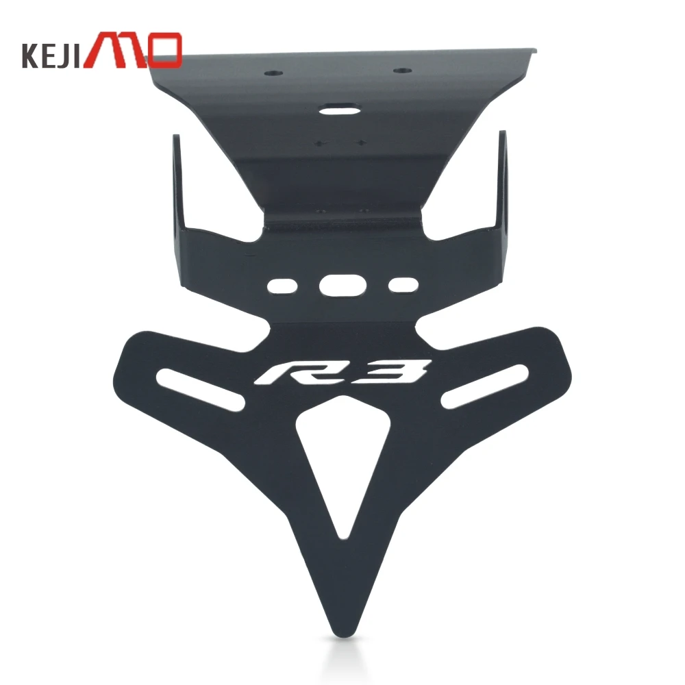 License Plate Holder Support Rear Tail Tidy Fender Eliminator Bracket For YAMAHA YZFR25 YZFR3 MT-03 MT-25 YZF R3 R25 2015-2026