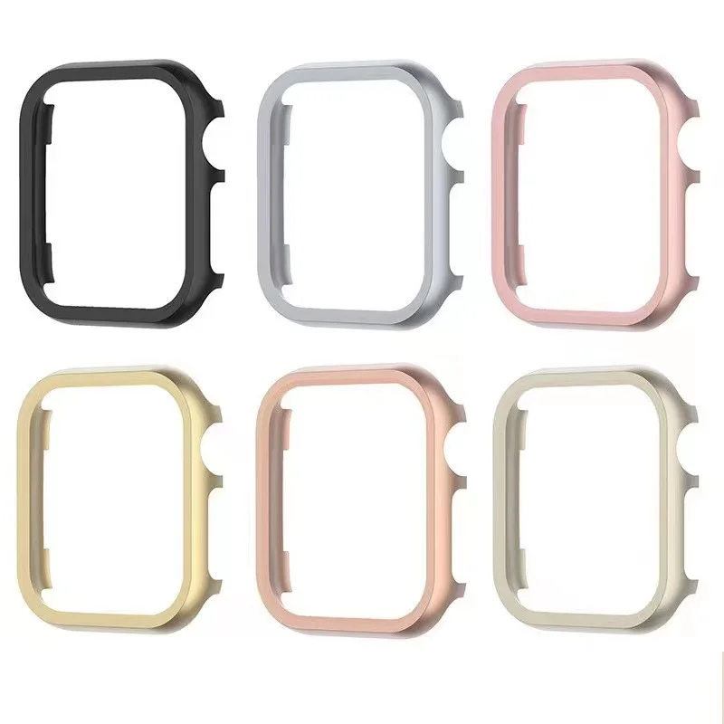 for Apple Watch Case 45mm 41mm 44mm 40mm 42mm 38mm Metal Bumper Protective Cover Frame for iWatch SE Series 9/8/7/6/5/4/3 Cover