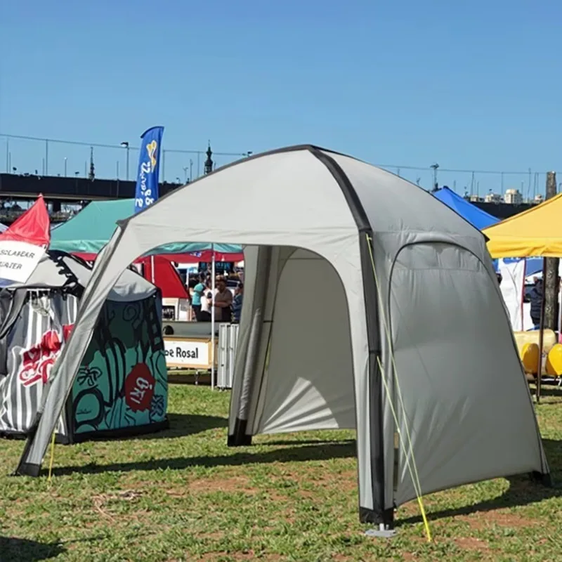 Outdoor Tent Wholesale Waterproof Sun Shelter Camping Race Event Inflatable Pipe Tent with Air Pump