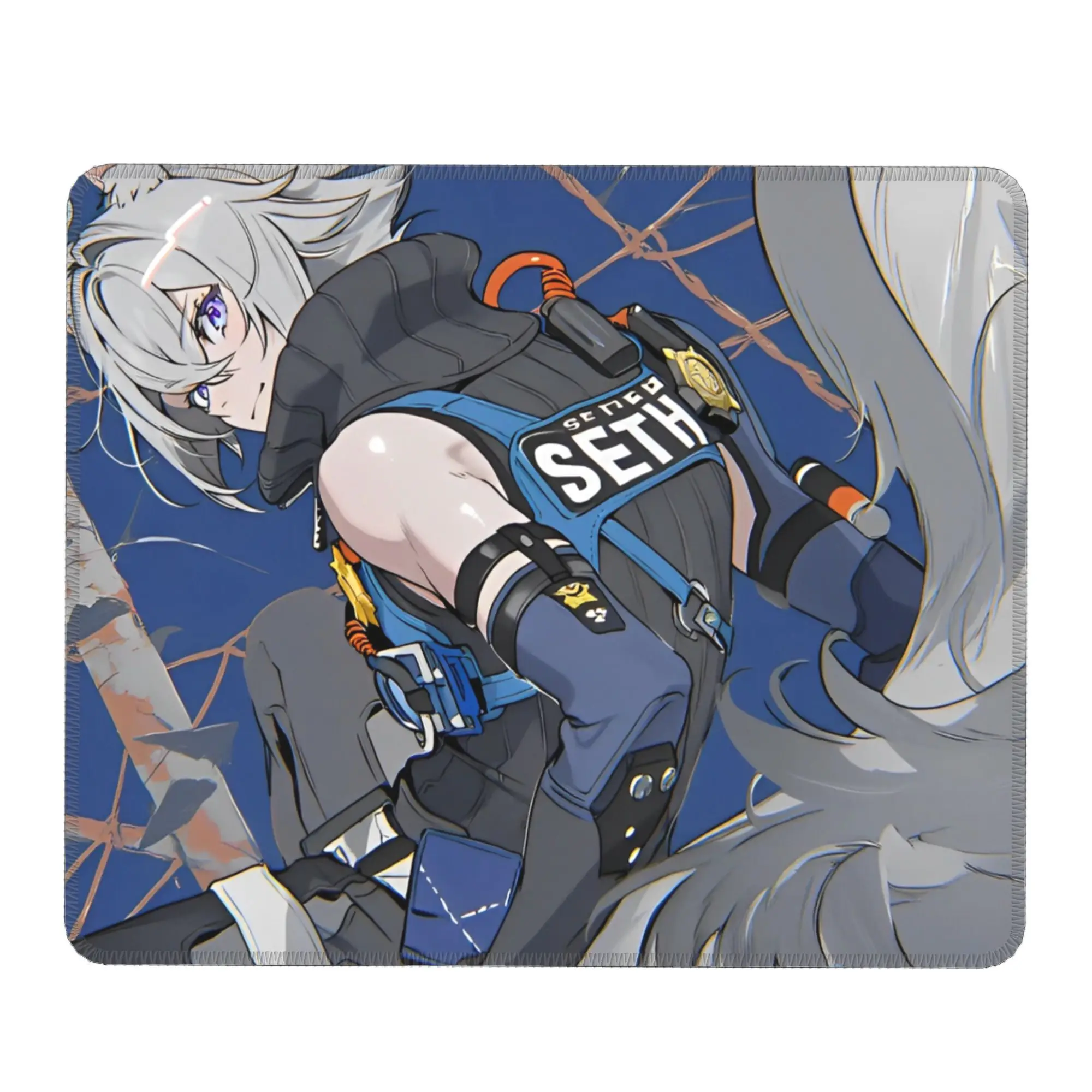 

Gamer Zenless Zone Zero ZZZ Ellen Jane Nicole Koleda круглый коврик для мыши резиновый коврик для мыши для ПК, ноутбука, компьютера, водонепроницаемый коврик для мыши