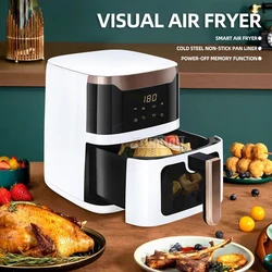 14.6L Intelligent Air Fryers Household Electric Fryer with Viewable Window Touch Screen