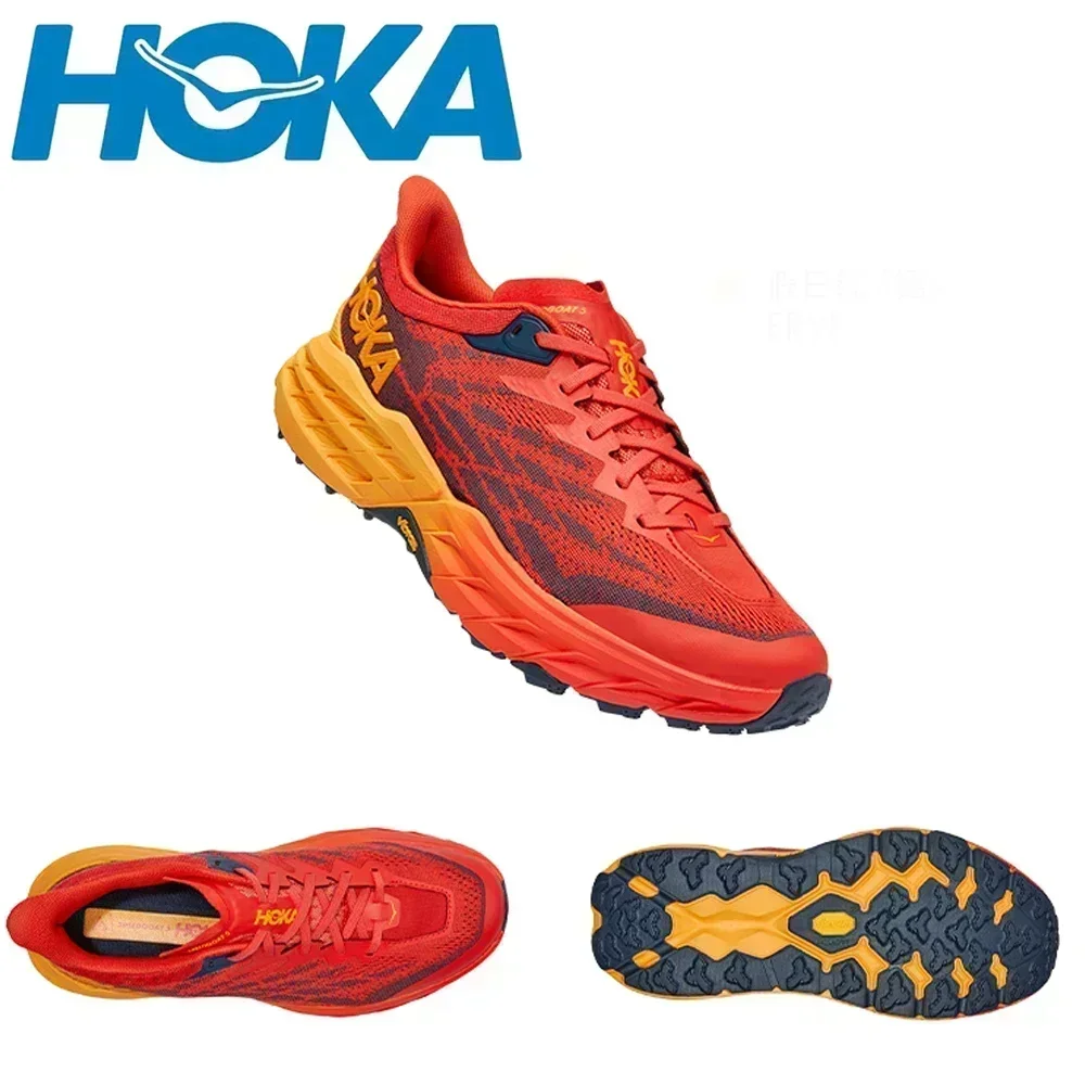 HOKA SPEEDGOAT 5 Mens Running Shoes Outdoor Trail Non-slip Light Hiking Trekking Sneakers Women Ultra-light Anti-skid Road Shoes