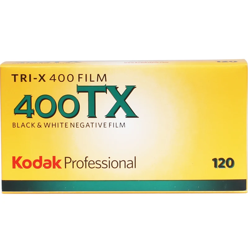 

1-5 Roll Kodak TRI-X 400TX Professional IOS 400 120 Black & White Negative Film (Expiration Date: 2025)