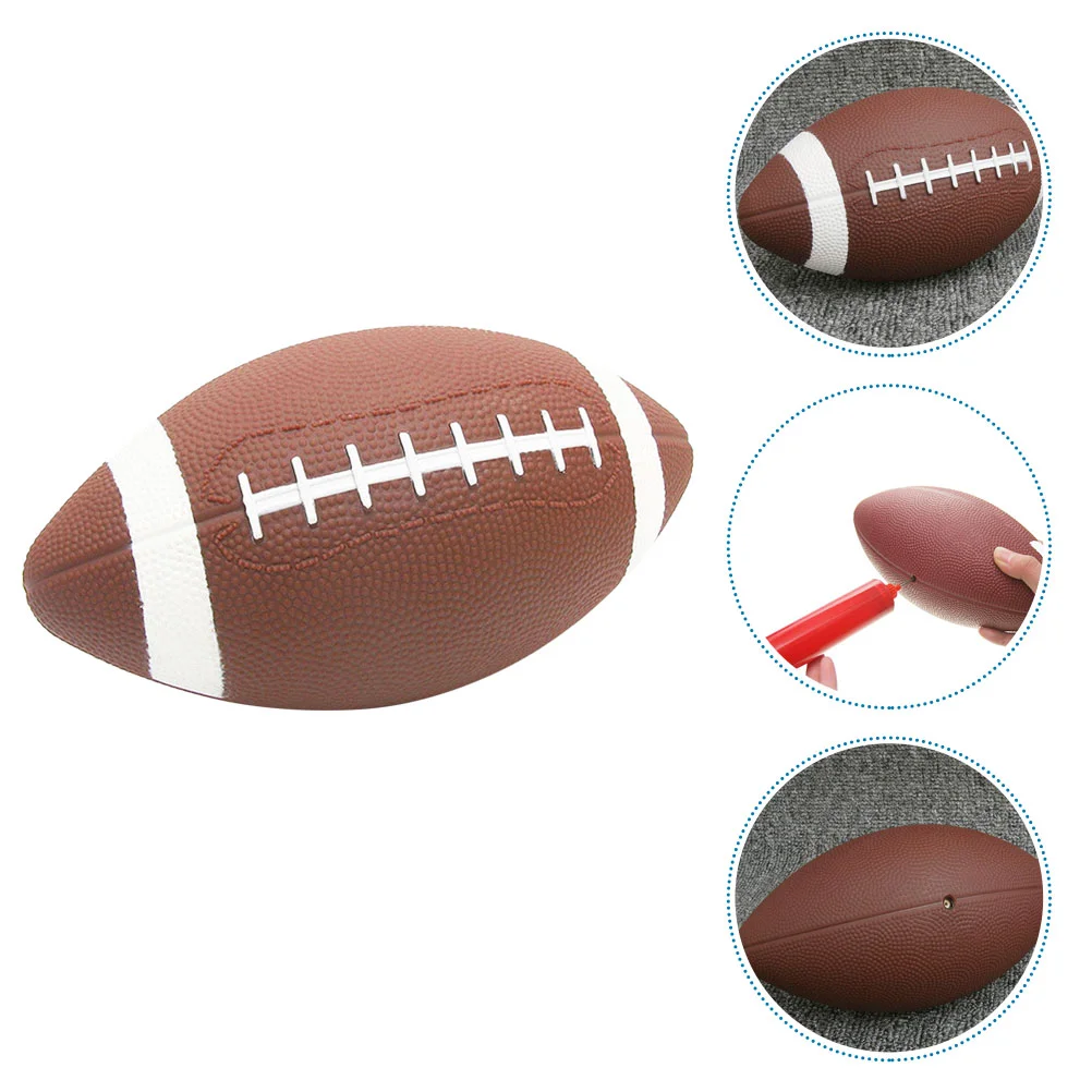 Estilo americano crianças rugby 3 tamanho 21cm mini futebol para crianças treinamento escola alta aderência brinquedo juventude queda segura