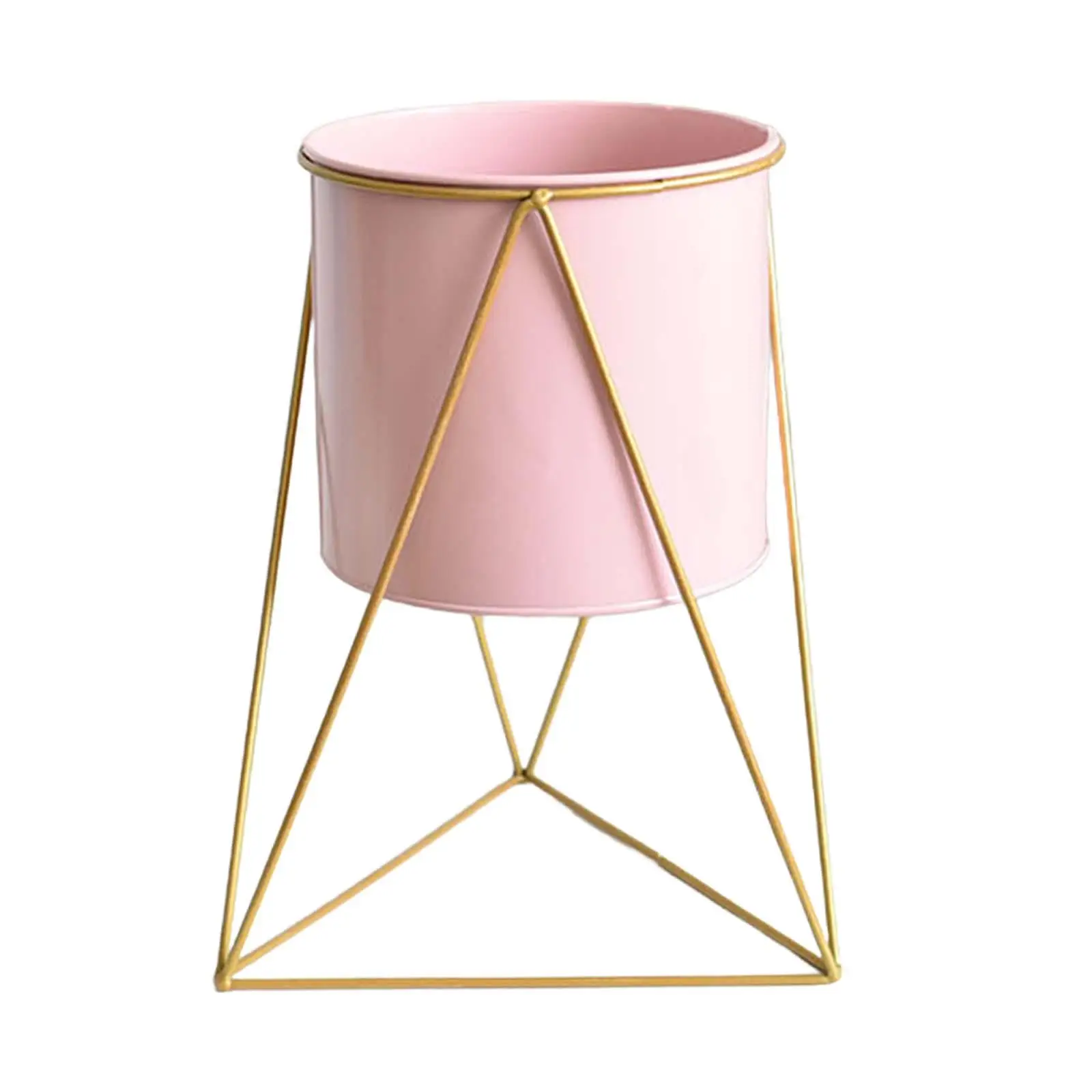 Metal Flower Pot Stand Round Flower Display Stand Iron Plant Stand for Garden Outdoor Indoor Plants Multiple Plant Balcony Home