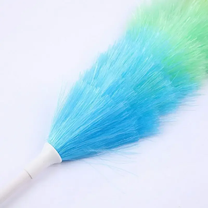 Colorful Microfiber Duster Brush Long Handle Dust Removal Cleaner Anti Dust Brush Home Air-condition Feather Furnitur Cleaning