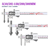 Center Distance Digital Caliper Specifications 150mm 200mm 300mm Edge Center Distance Center Hole Measurement Electronic Caliper