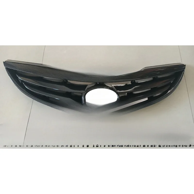 For Hyundai Accent Verna 2010-2013 Carbon Fiber Style Front Grille 86350-0U000