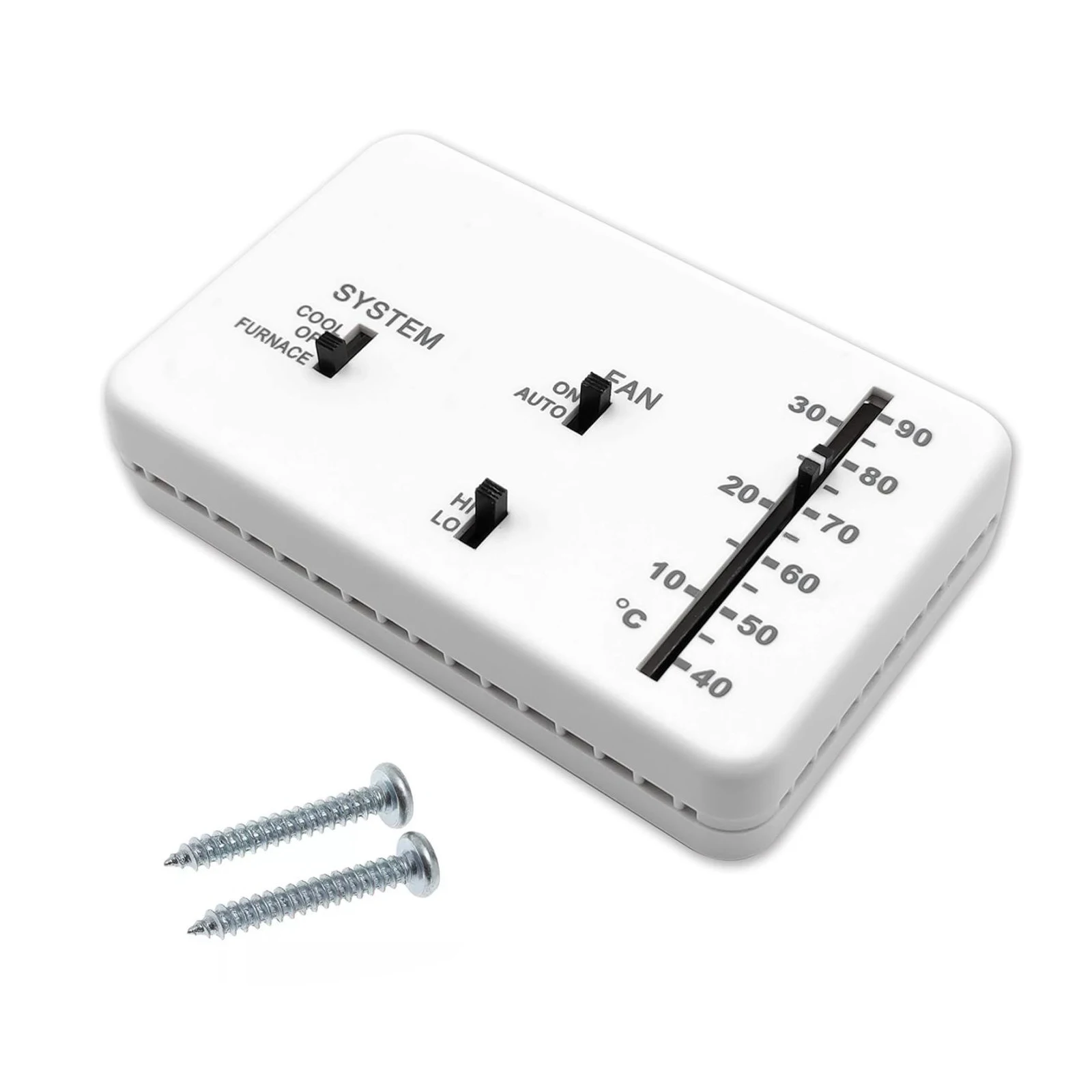 Analog Thermostat For Dometic 3106995.032 RV Control Cool Heat Furnace 40-90°F