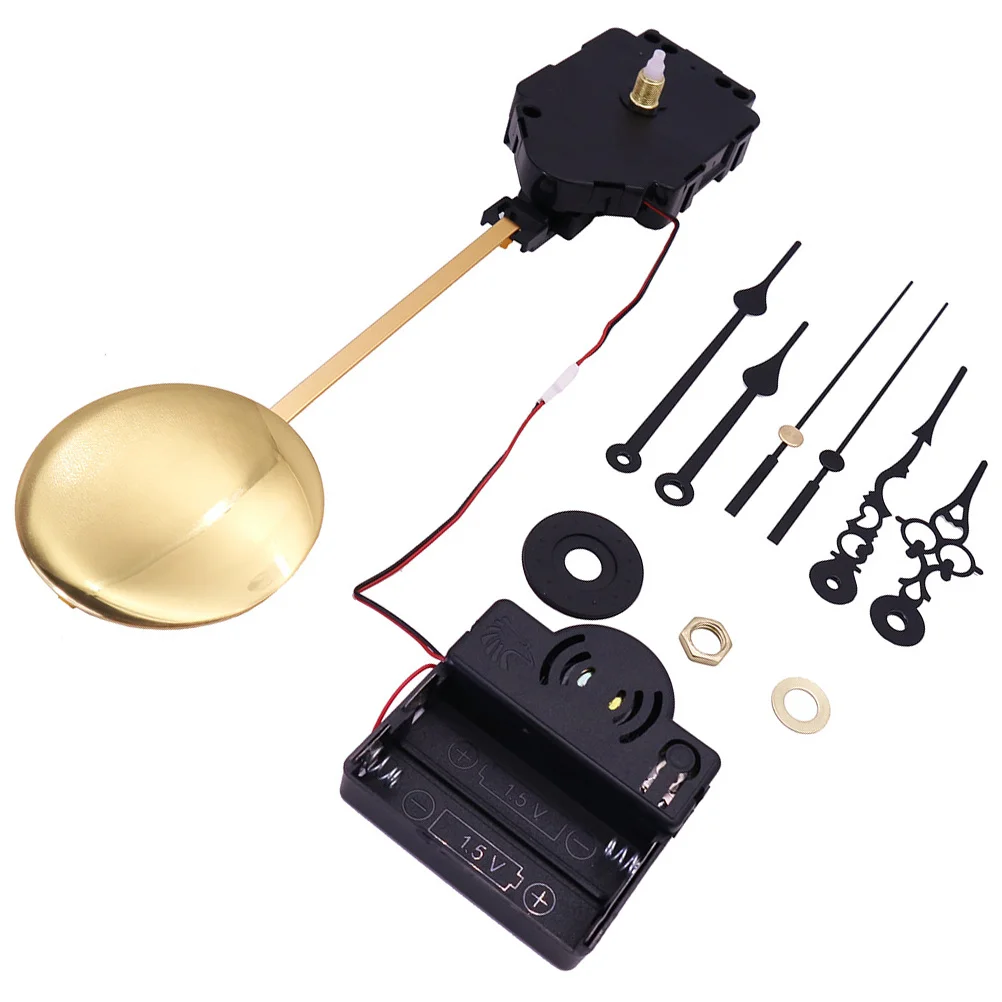 

1Set DIY Clock Movement Kit Sweeping Pendulum Repair Music Box Replacement Long Shaft for Home Clock Restoration